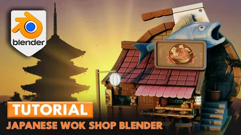 Stylized Wok Kitchen Tutorial - Blender tutorials & courses