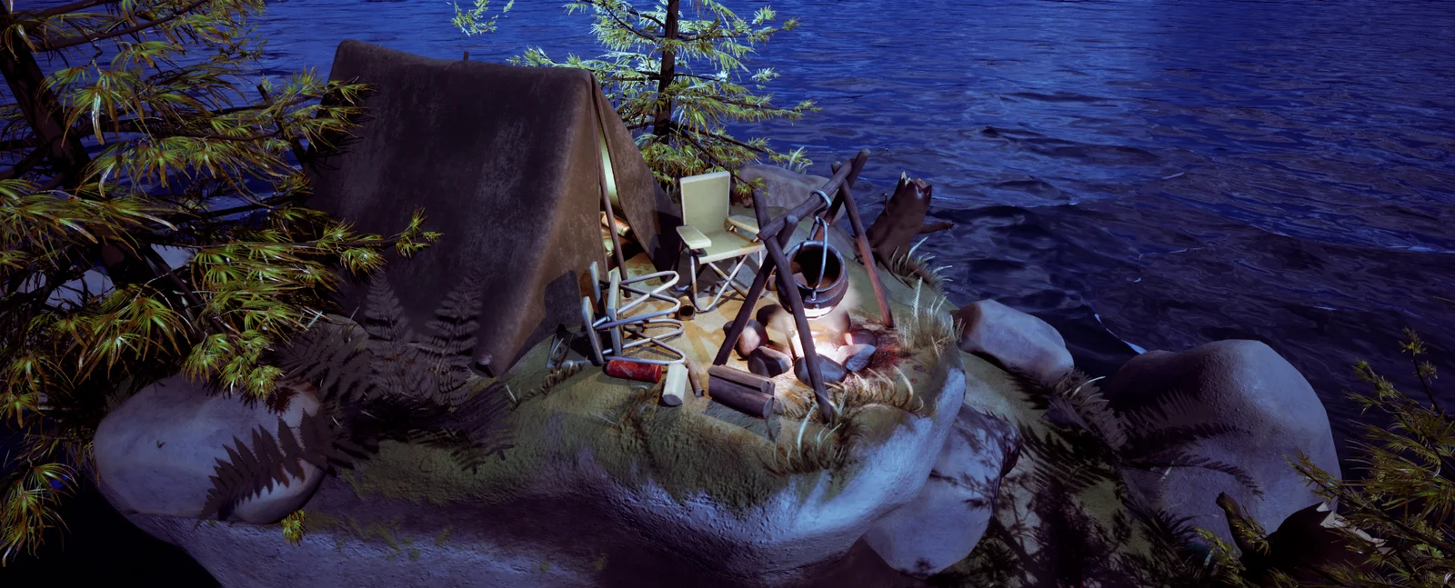 Stylized Camping Trip screenshot 8