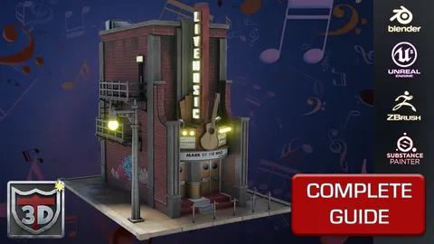 Vintage Music Hall - Blender scenes