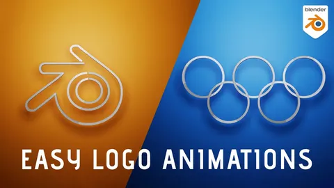 Geometry Nodes Logo Animations - Blender geometry nodes