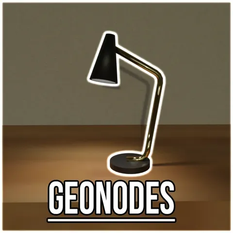 Procedural Lamp 13 - Blender geometry nodes