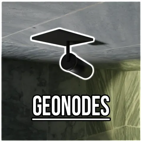 Procedural Lamp 14 - Blender geometry nodes