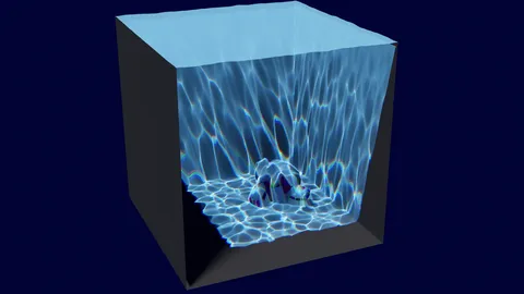 Caustic Pool - Blender geometry nodes