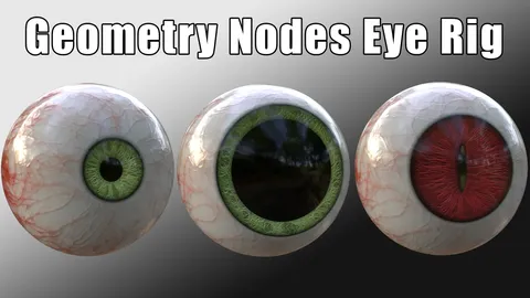 Eye Rig - Blender geometry nodes