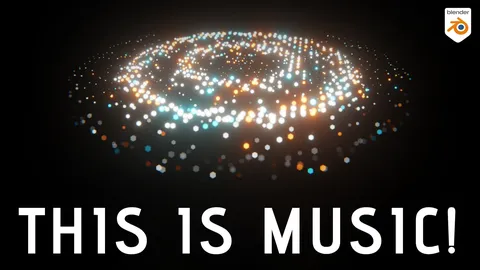 Geometry Nodes Audio Visualizer - Blender geometry nodes