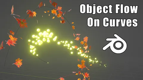 Object Flow On Curves - Blender geometry nodes