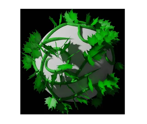 Animated Branching Vine - Blender geometry nodes