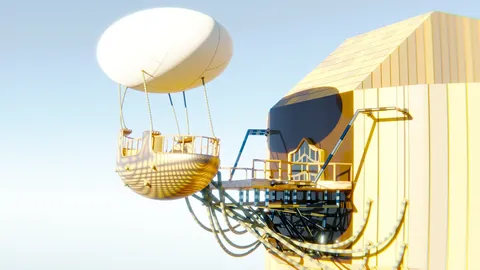 Procedural Pipe Cable Generator - Blender geometry nodes