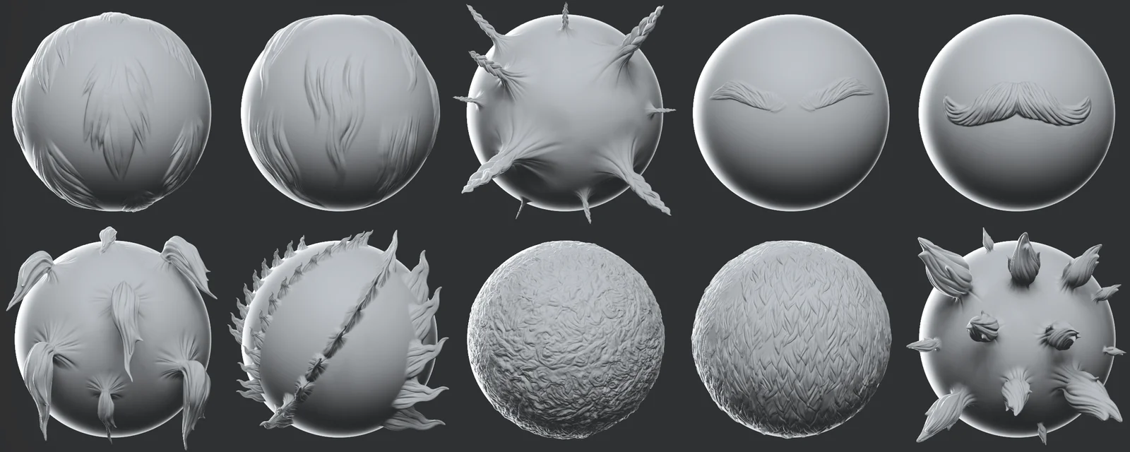 Fur and Hair VDM Brushes screenshot 4