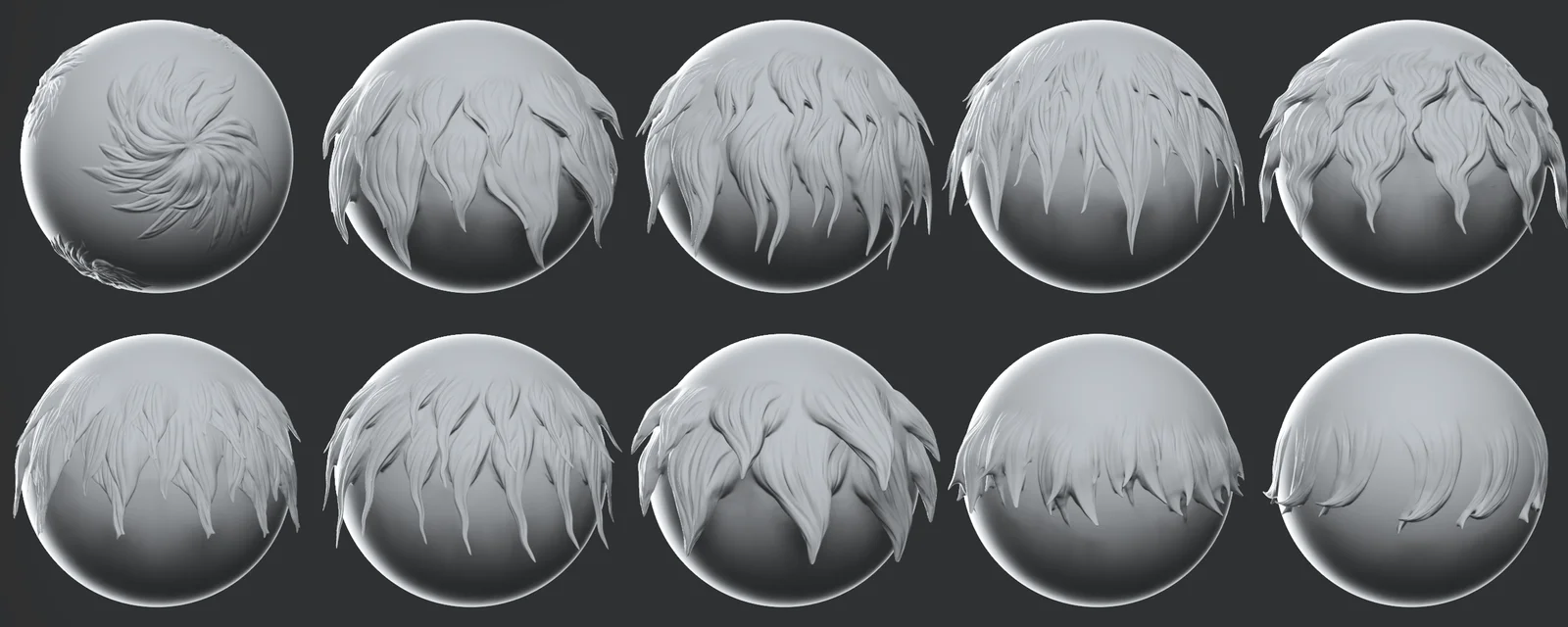 Fur and Hair VDM Brushes screenshot 5