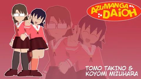 Tomo Takino & Koyomi Mizuhara - Blender 3d models