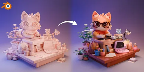 Cozy Course - Blender tutorials & courses