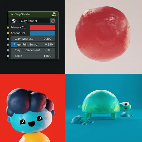 Clay Shader - Blender shaders