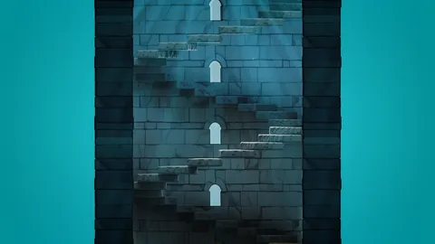 Endless Castle Stairs Loop - Blender scenes