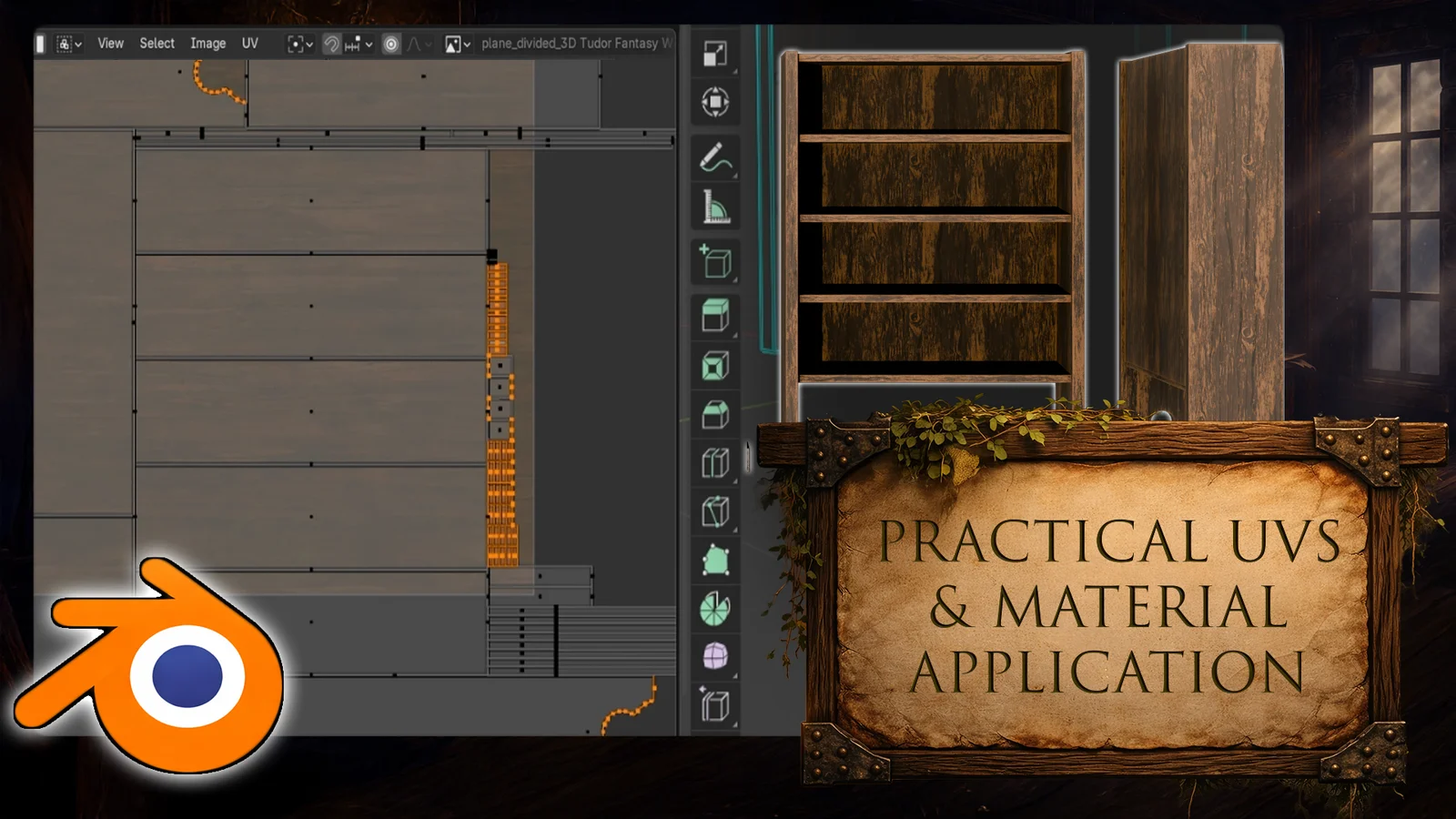 Model a Medieval Researcher's Desk screenshot 6