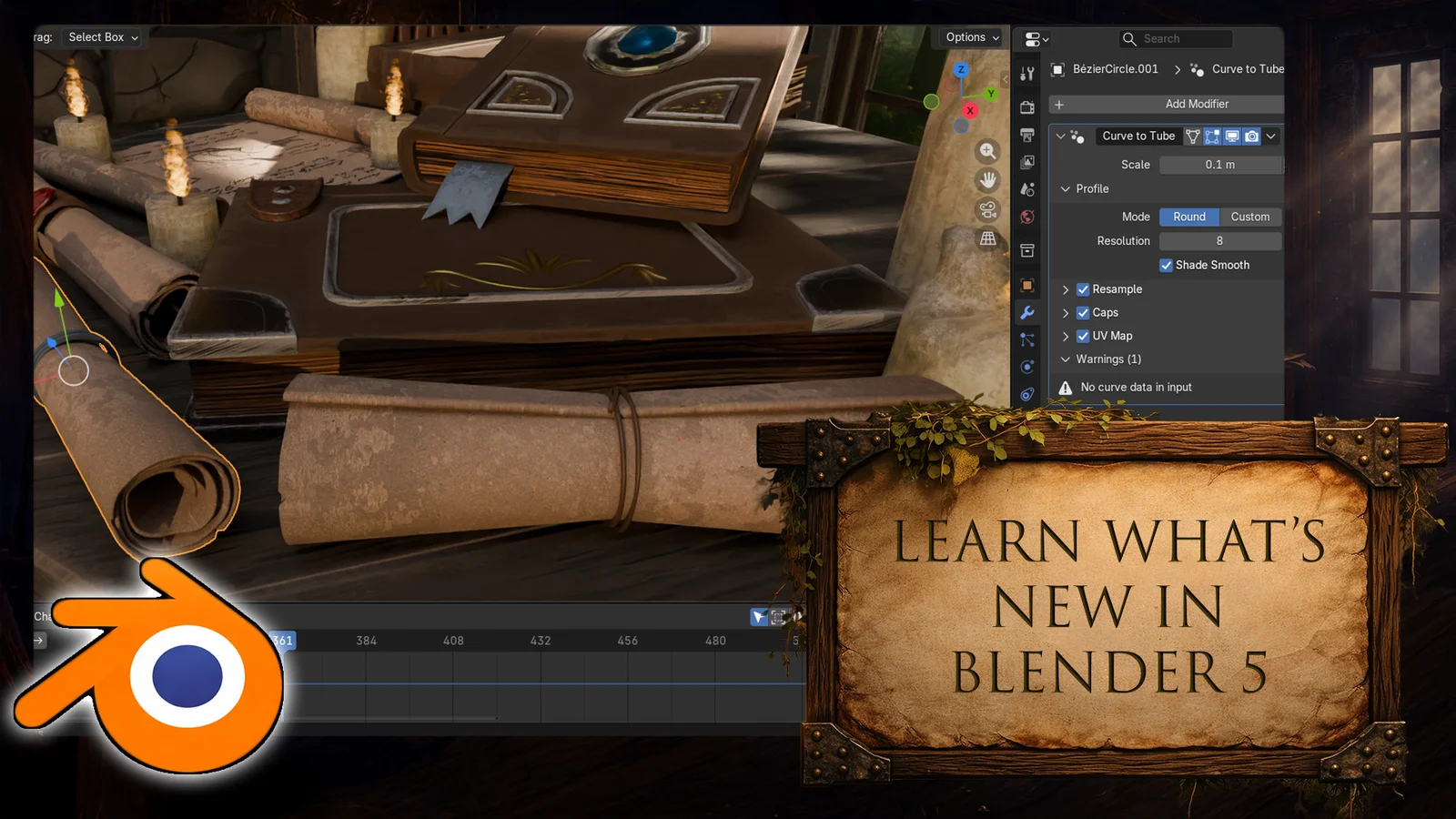Model a Medieval Researcher's Desk screenshot 7