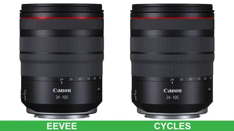 Canon RF 24-105 f4 Lens - Blender 3d models
