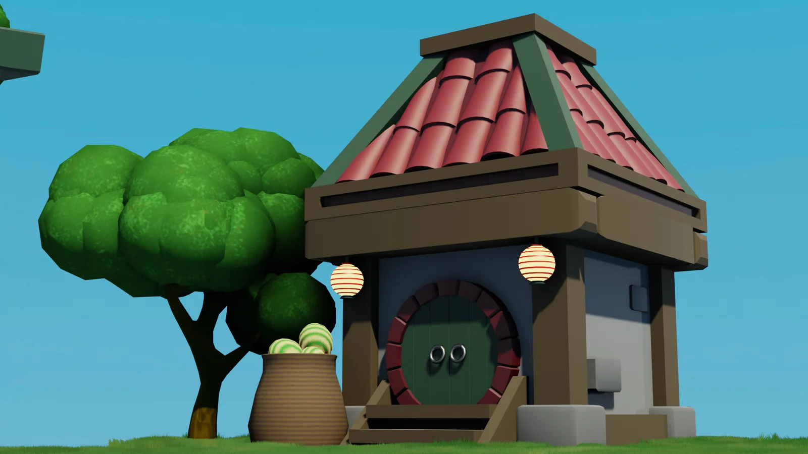 Stylized Oriental Scene Course screenshot 6