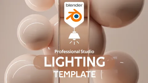 Studio Lighting Template - Blender lighting & hdris