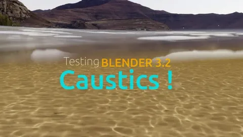 Water Caustics Scene - Blender scenes