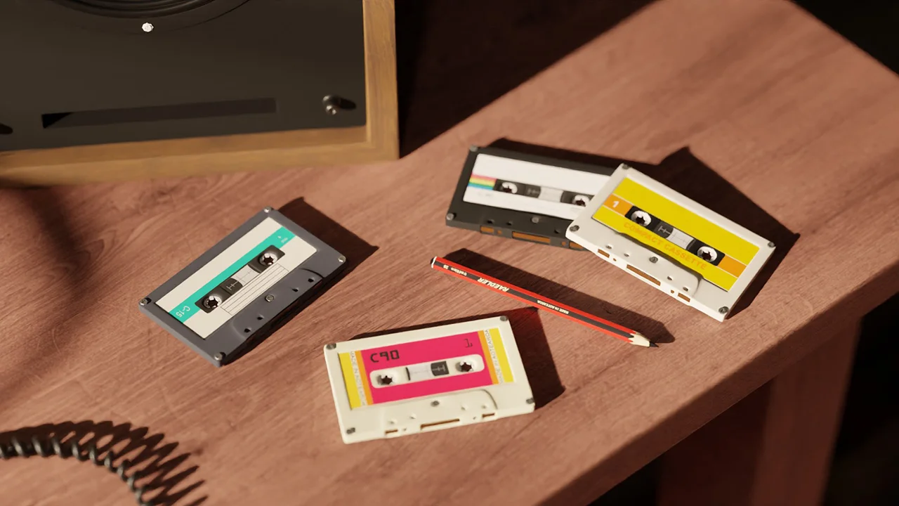 Retro Synth Room Scene screenshot 6