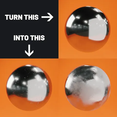 Wear and Tear Map Collection - Blender textures & materials