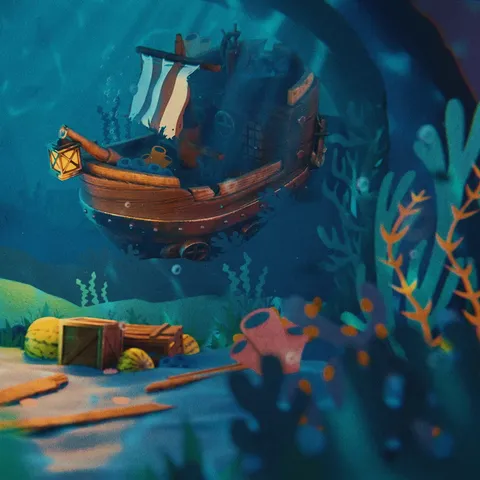 Wiggly Curves - Blender geometry nodes