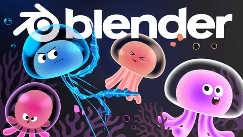 Jellyfish Battle Animation Tutorial - Blender tutorials & courses