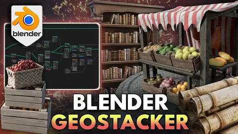 Geo Stacker - Blender geometry nodes
