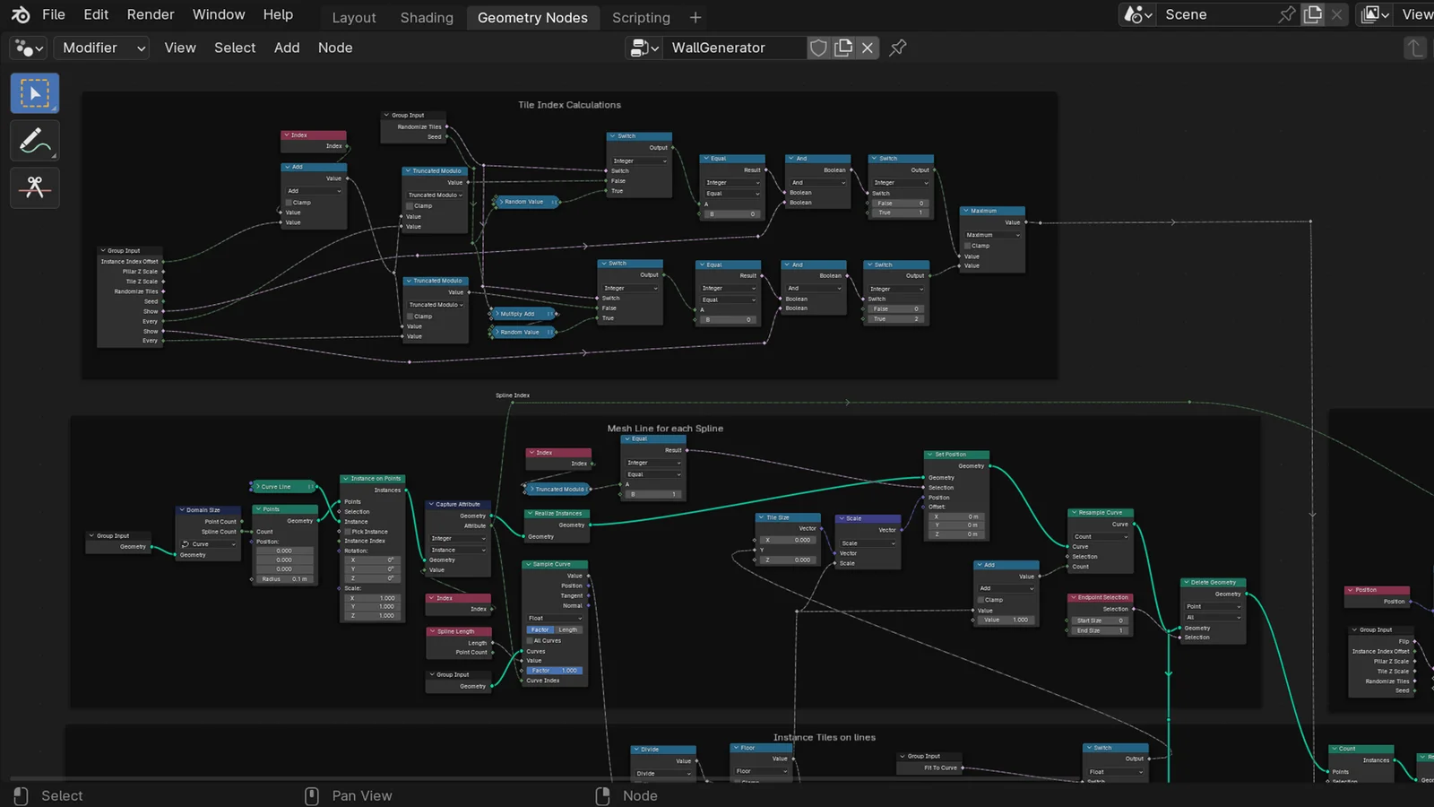 Geometry Node Walls and Columns screenshot 4