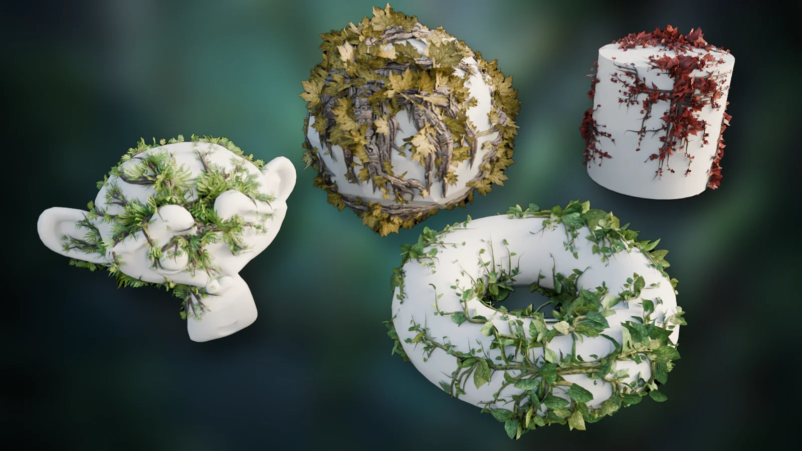 Geometry Nodes Workshop: Jungle Vines screenshot 2