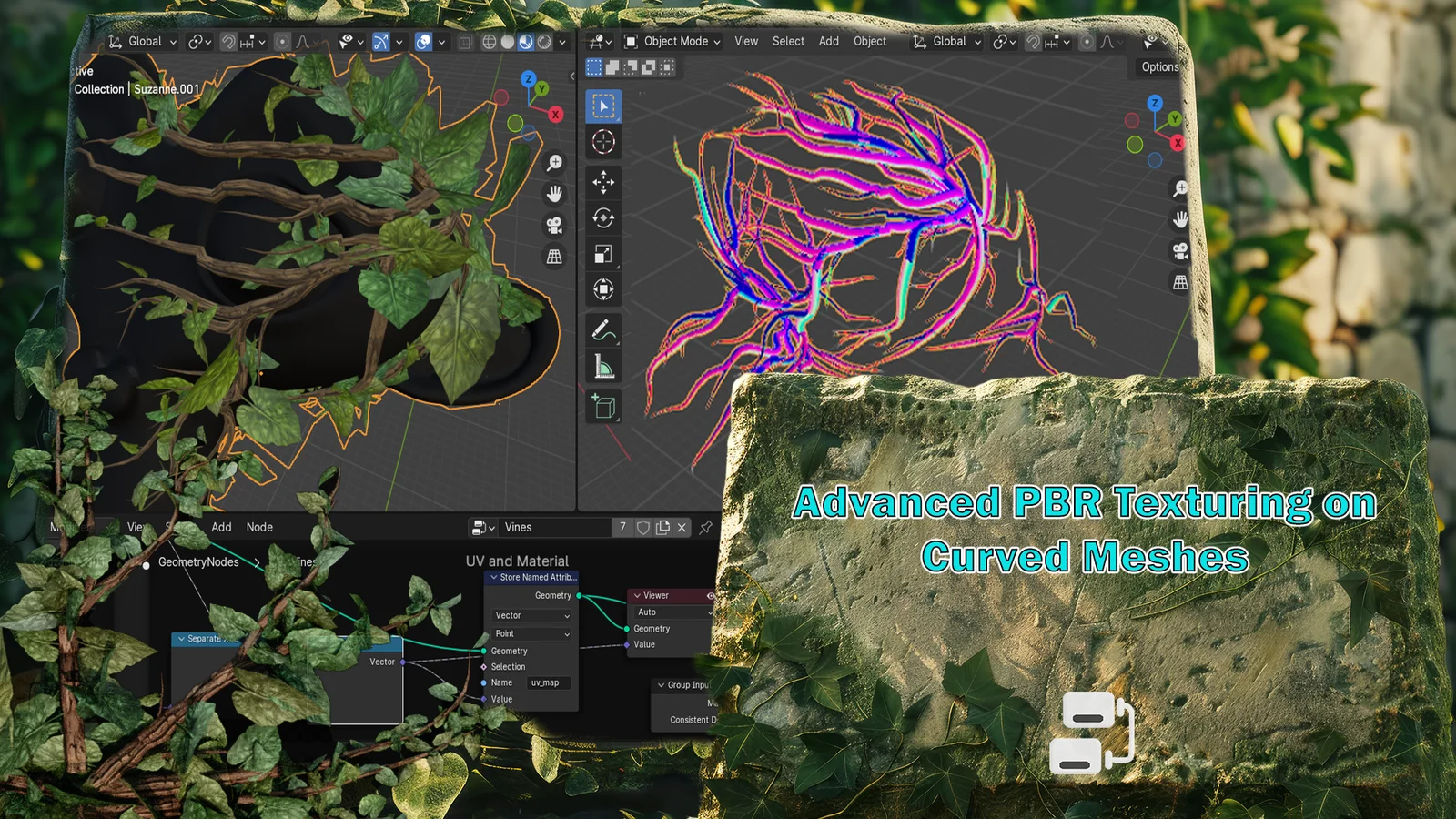 Geometry Nodes Workshop: Jungle Vines screenshot 8