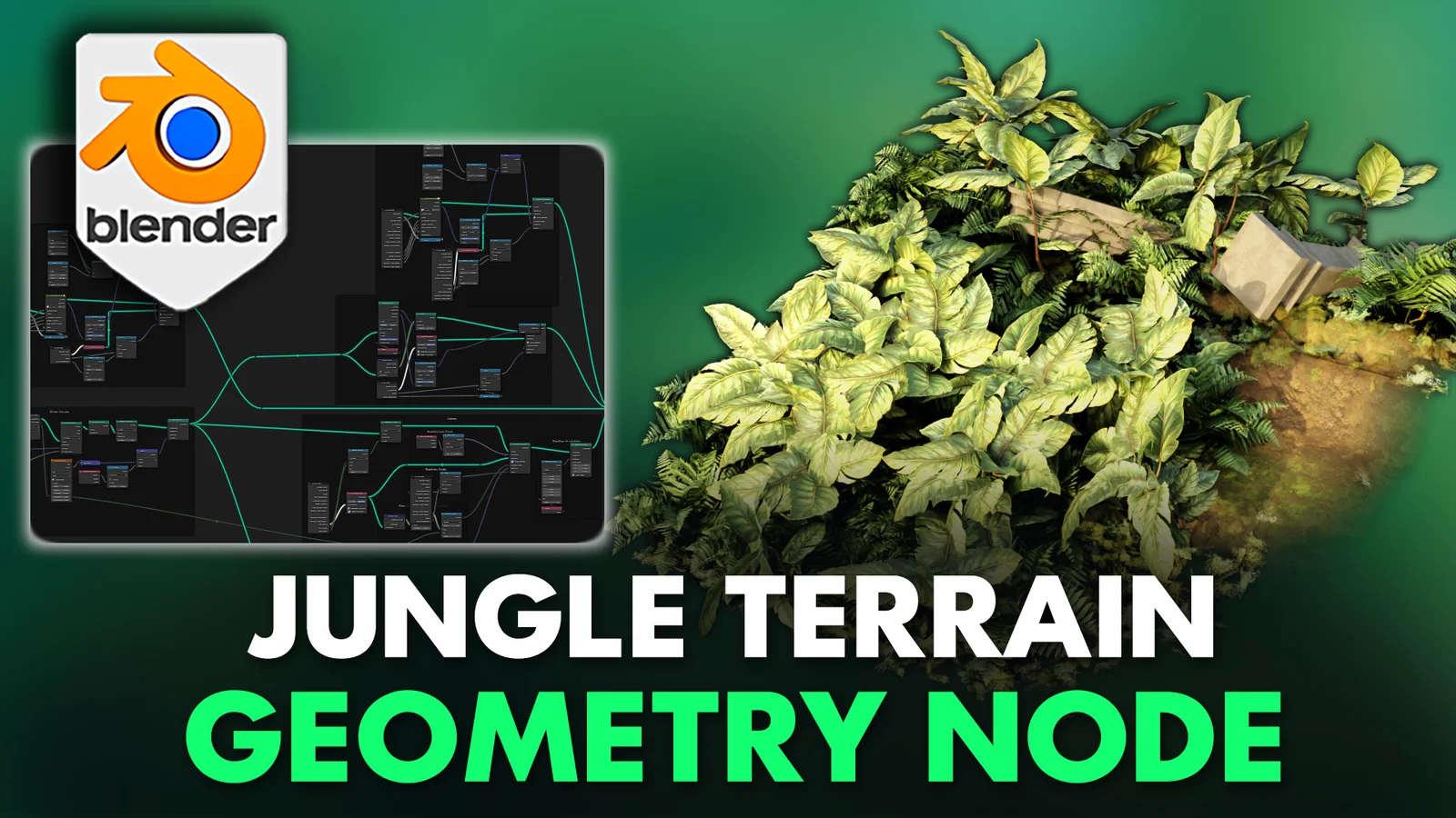 Jungle Terrain Geometry Node screenshot 2