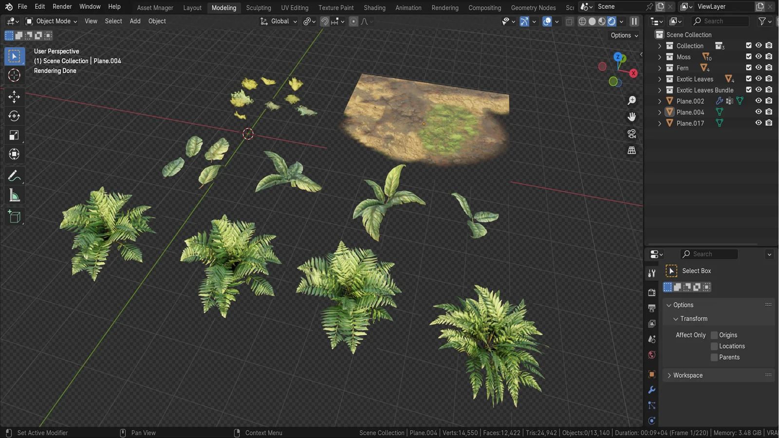 Jungle Terrain Geometry Node screenshot 5