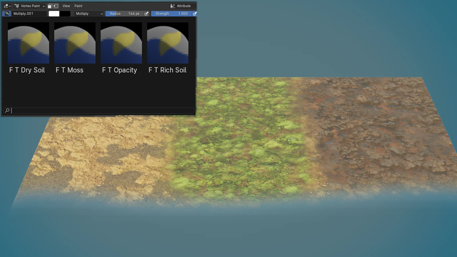 Jungle Terrain Geometry Node screenshot 6