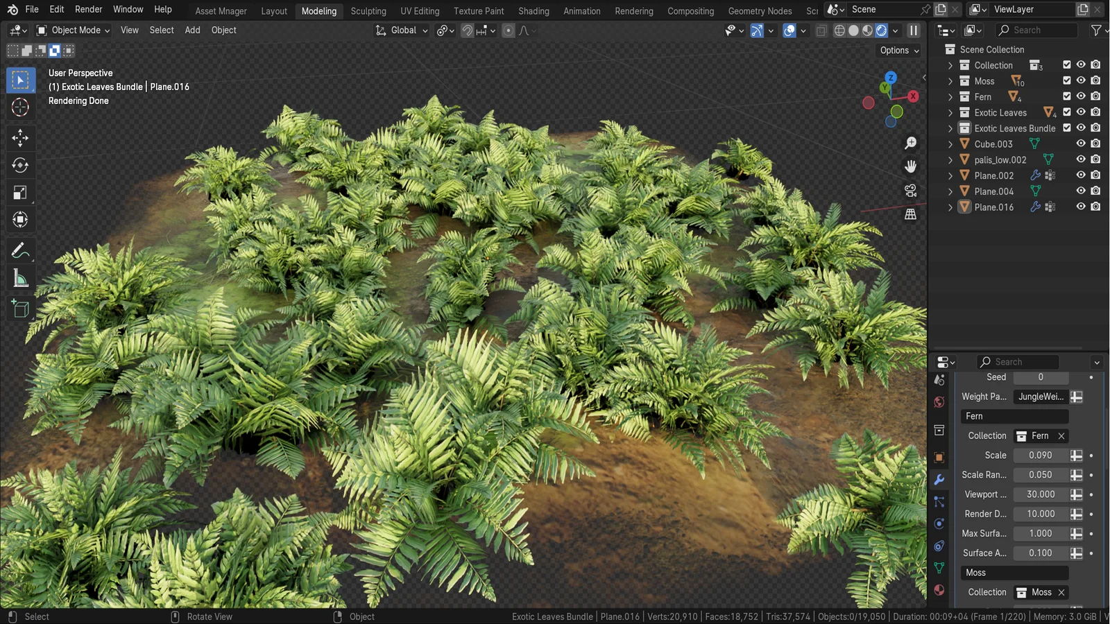 Jungle Terrain Geometry Node screenshot 7