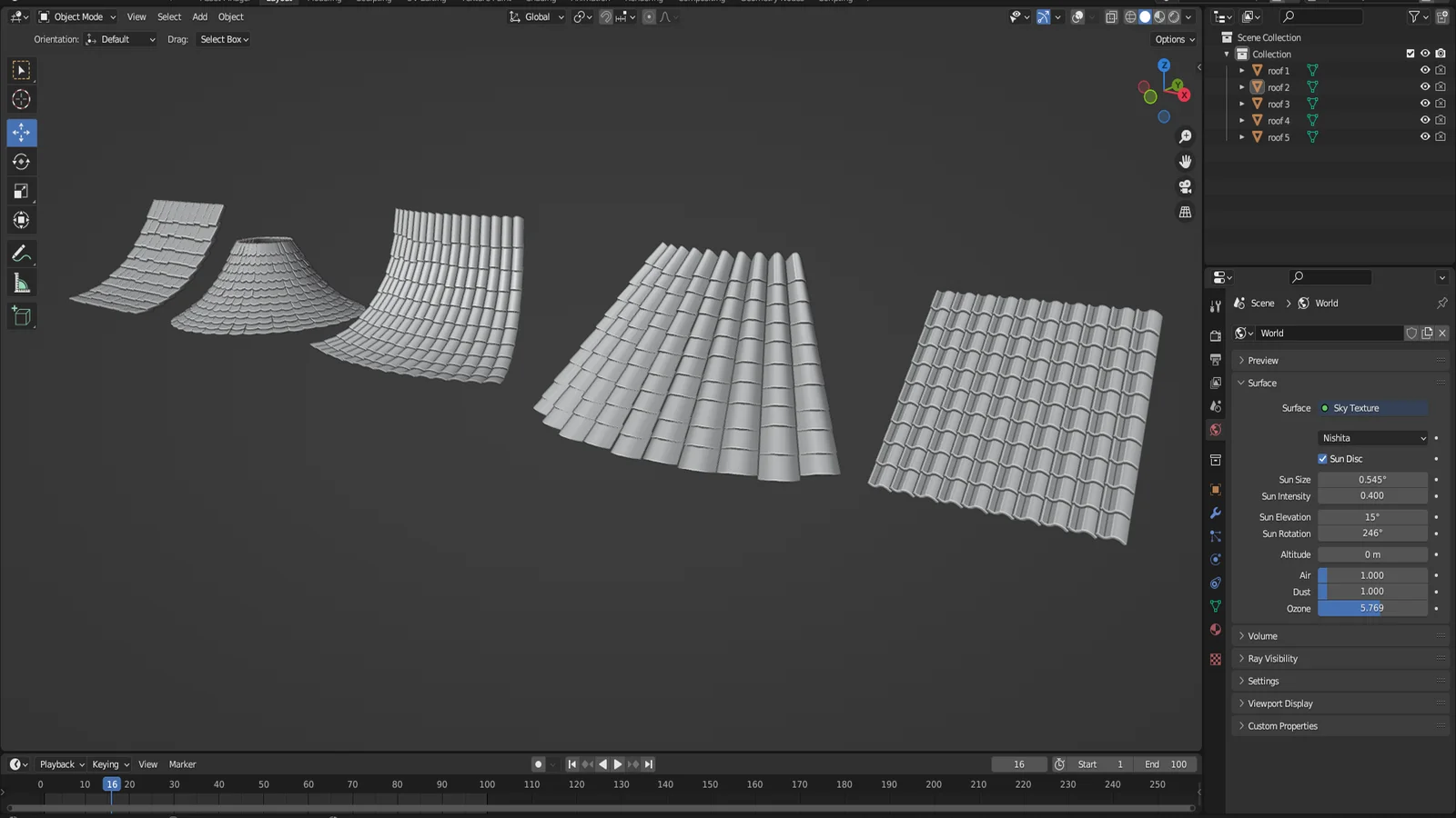 Procedural Roof Tiles screenshot 3