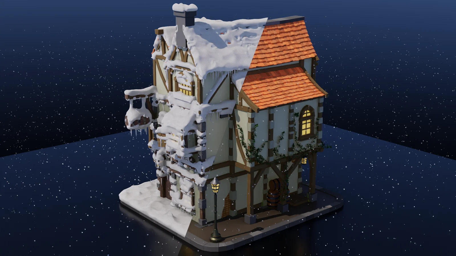 Snow And Ice Geometry Node Pack screenshot 2