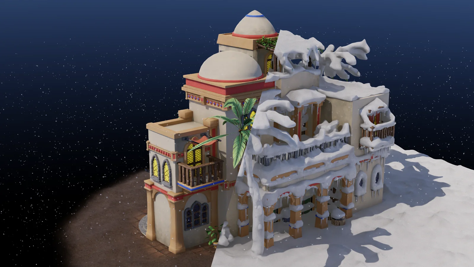 Snow And Ice Geometry Node Pack screenshot 3