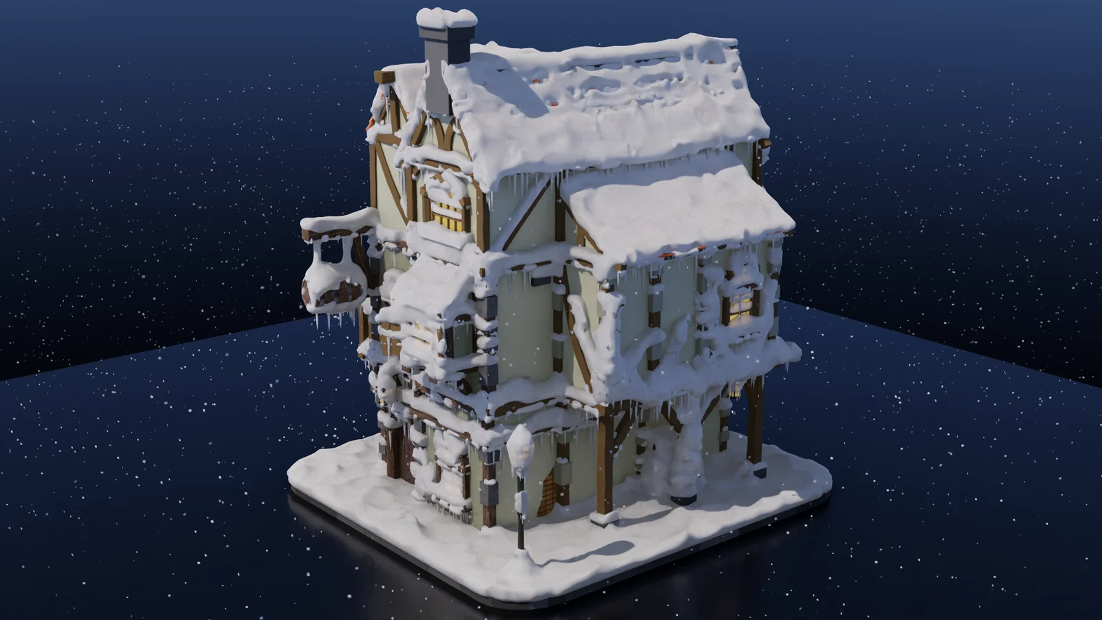 Snow And Ice Geometry Node Pack screenshot 5