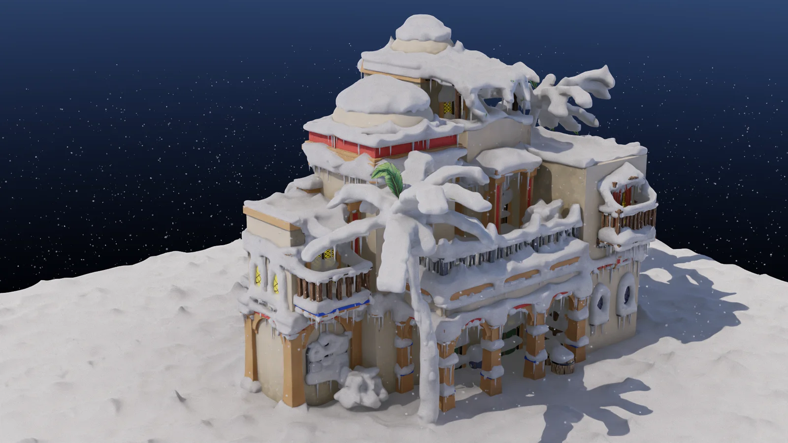 Snow And Ice Geometry Node Pack screenshot 6