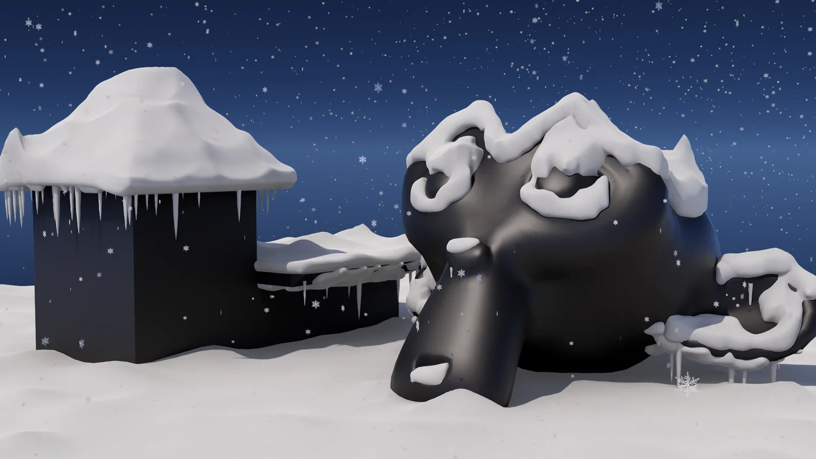 Snow And Ice Geometry Node Pack screenshot 8