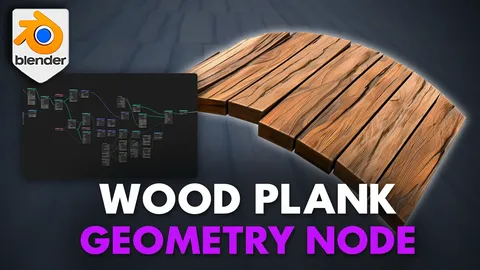 Wood Plank Generator - Blender geometry nodes