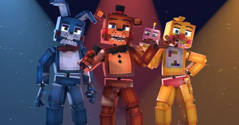 Minecraft FNAF 2 Toy Animatronics - Blender 3d models