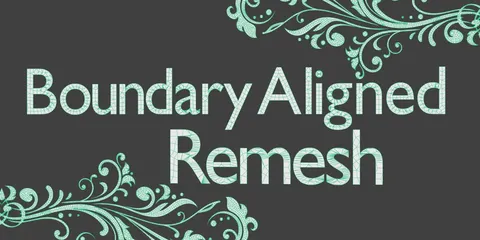 Boundary Aligned Remesh - Blender addons