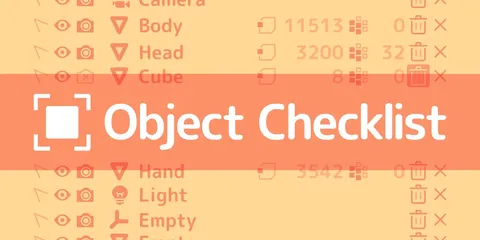 Object Checklist - Blender addons