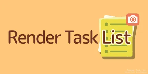Render Task List - Blender addons