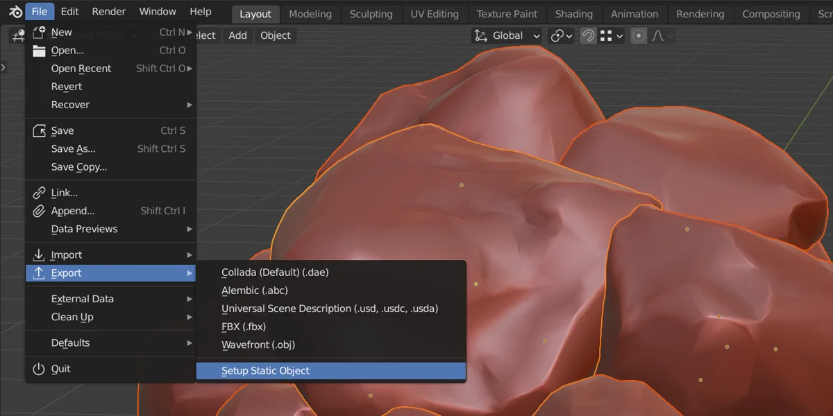 Setup Static Object screenshot 3