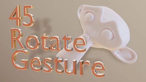 45 Rotate Gesture - Blender addons
