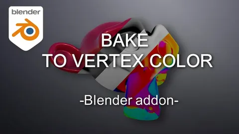 Bake to Vertex Color - Blender addons